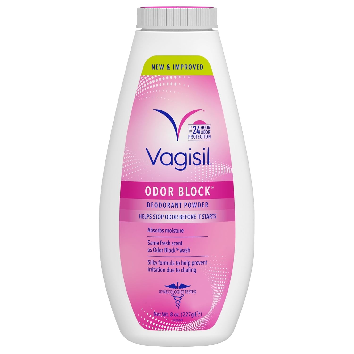 Vagisil Odor Block Deodorant Powder for Women, Helps to 8 Ounce (Pack of 1)