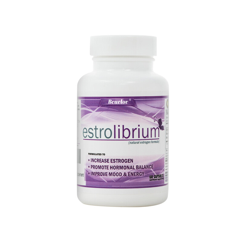 ESTROLIBRIUM for Women Increase Estrogen, Hormone, Energy 120 Capsules