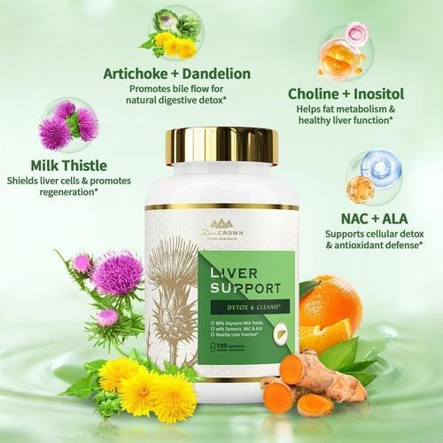 Cleanse Liver Detox & Repair – Milk Thistle Supplement , with Silymarin
