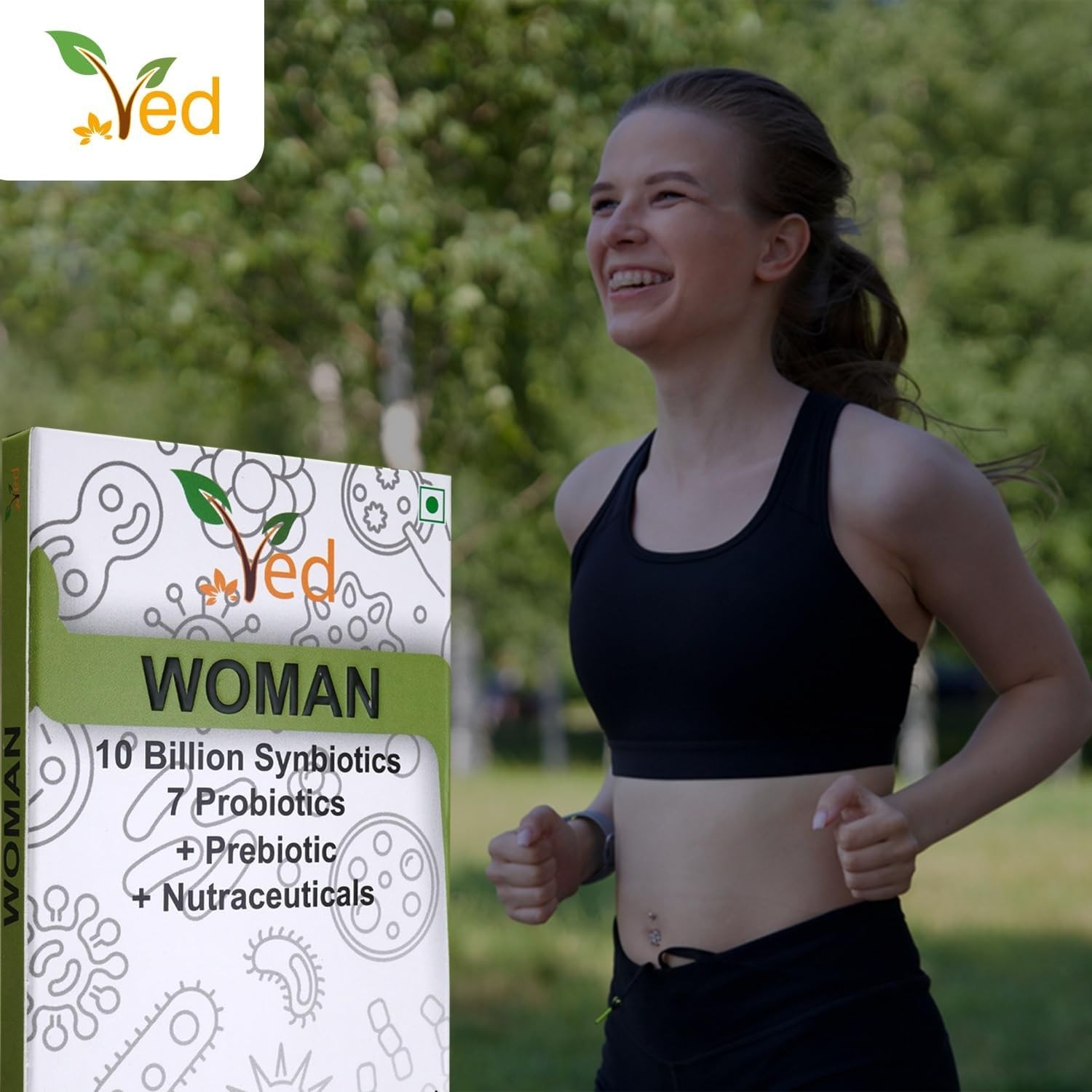Ved Synbiotics Woman Probiotic & Prebiotic Complex 28 Vegan Capsules