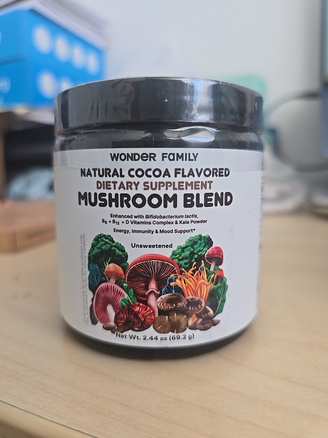 Instant Mushroom Powder 10:1 – Cordyceps Mushroom Supplement , 2.4 oz
