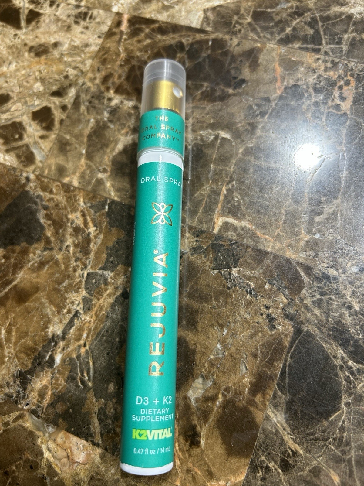 Rejuvia D3 + K2 Dietary Supplement Oral Spray 14ml/0.47 fl oz Sealed Exp 05/2027