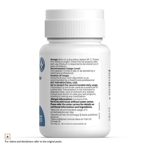Siens by Dabur Omega 3 Fish Oil Capsule | Daily Heart Brain And Wellness Support