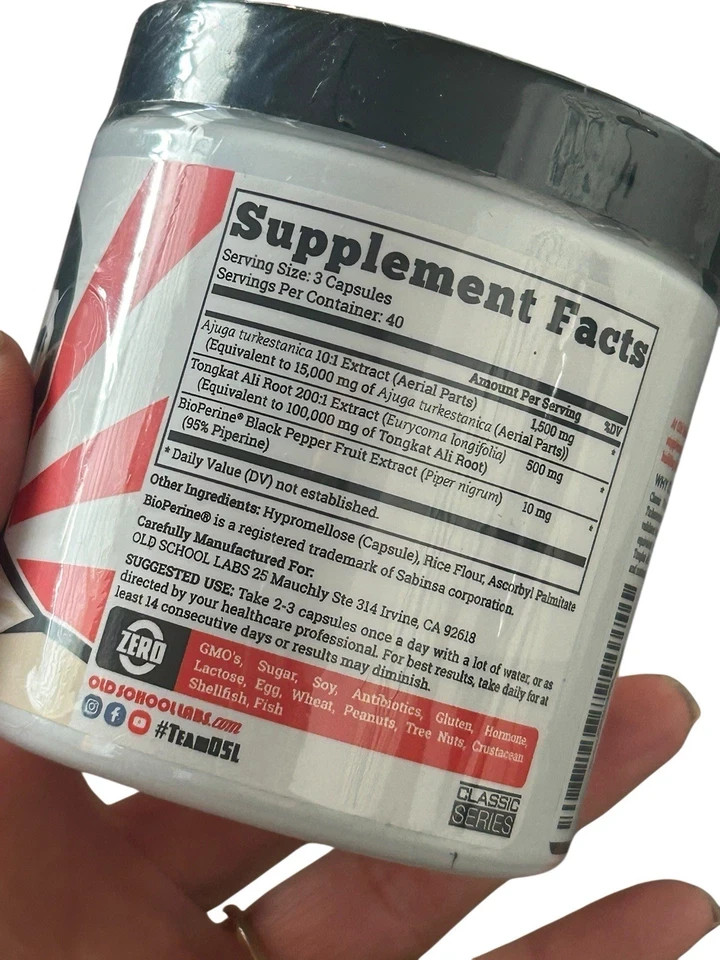 Old – Turkesterone Supplement for Men School Turkesterone 1500mg Max Potency