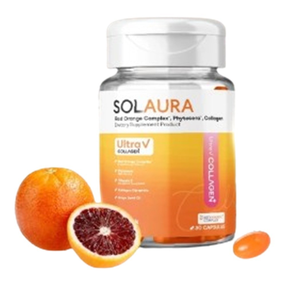 6X SOLAURA Vital IV+ & Ultra V Collagen Vitamin Grape Seed Extract Skin Care Wel