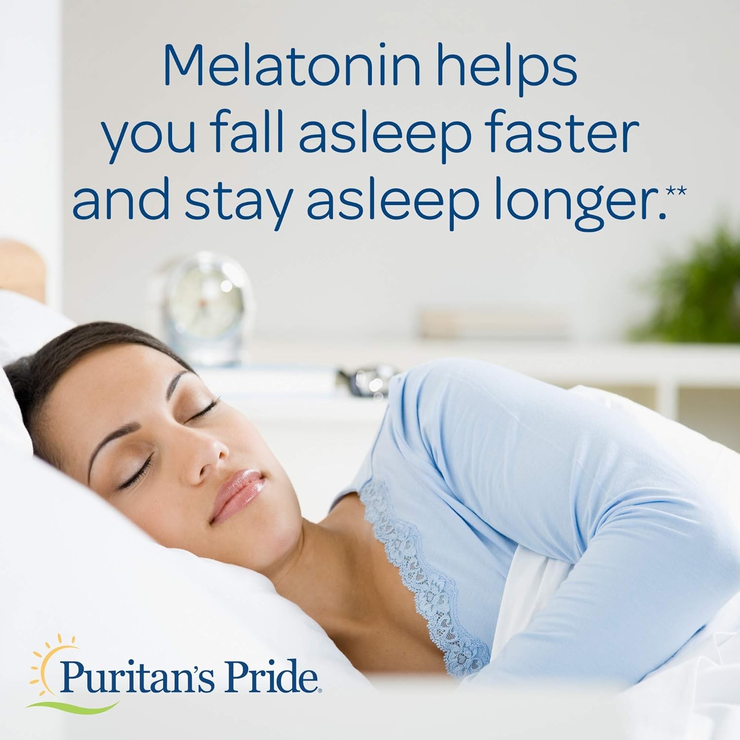 Puritan’s Pride Super Strength Melatonin 10mg Rapid 60 Count (Pack of 3)