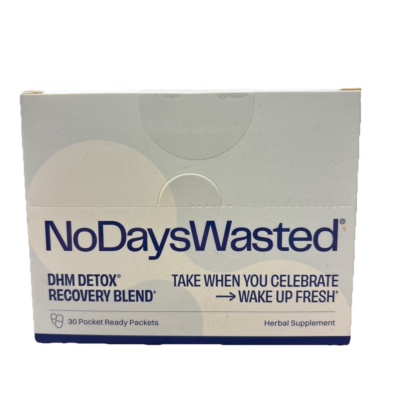 No Days Wasted DHM Detox Recovery Blend, 30 Servings (60 Capsules) EXP 05/2026