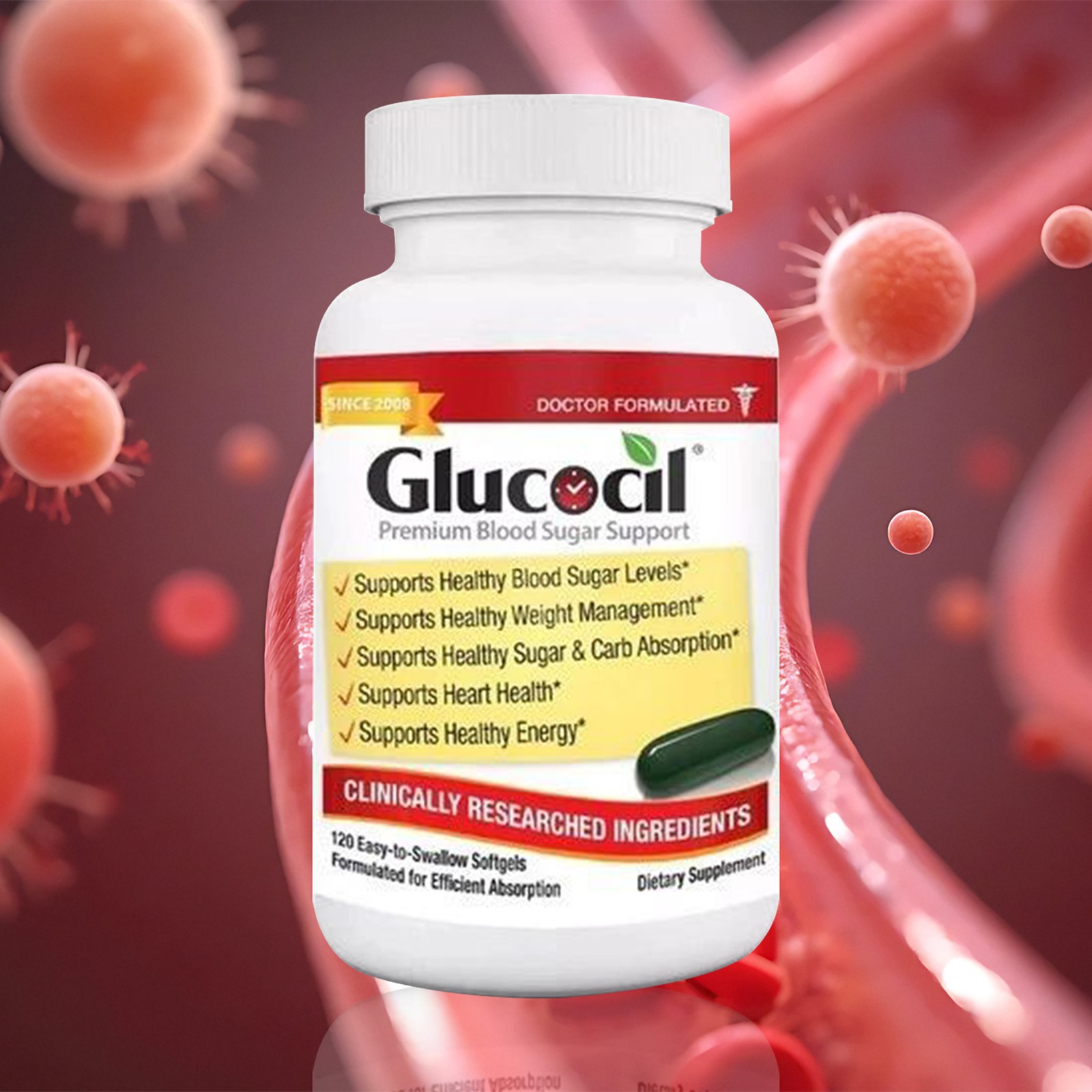 30-Day Supply 120CT Top-Quality Blood Sugar Support