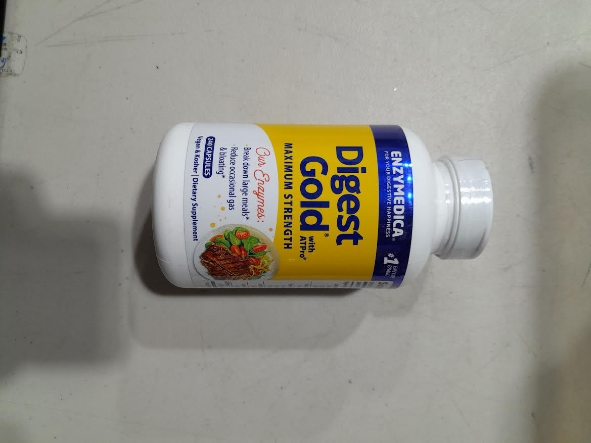 Enzymedica Digest Gold With ATPro 240 Caps Fresh Digestive Enzyme 06/2027+