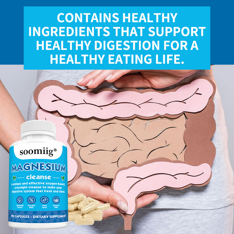 Magnesium Oxygen Digestive System Cleanser 30/60/120 Capsules