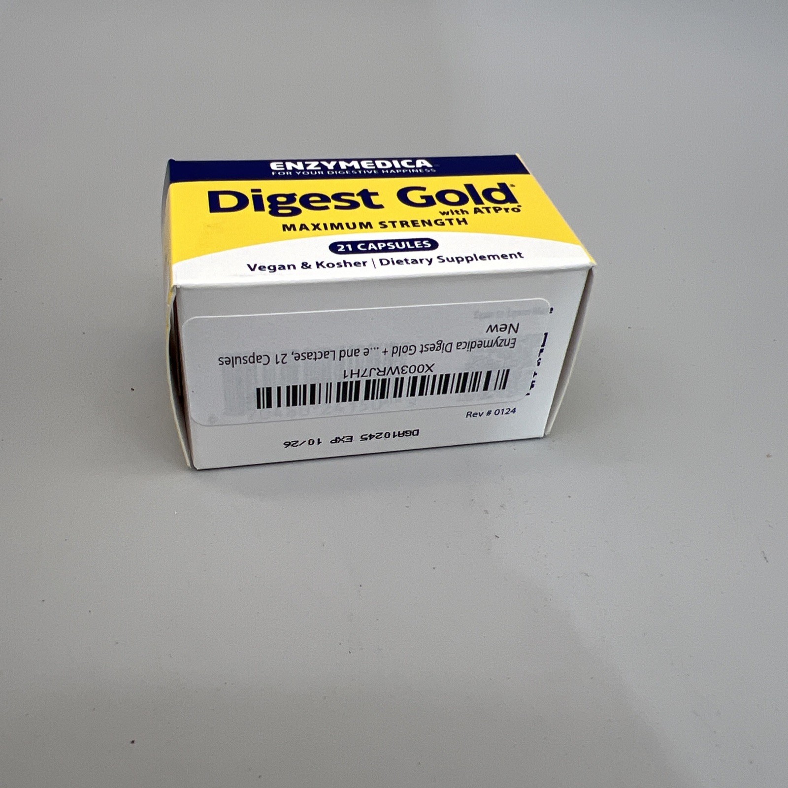 Enzymedica Digest Gold 21 Capsules Exp 10/26