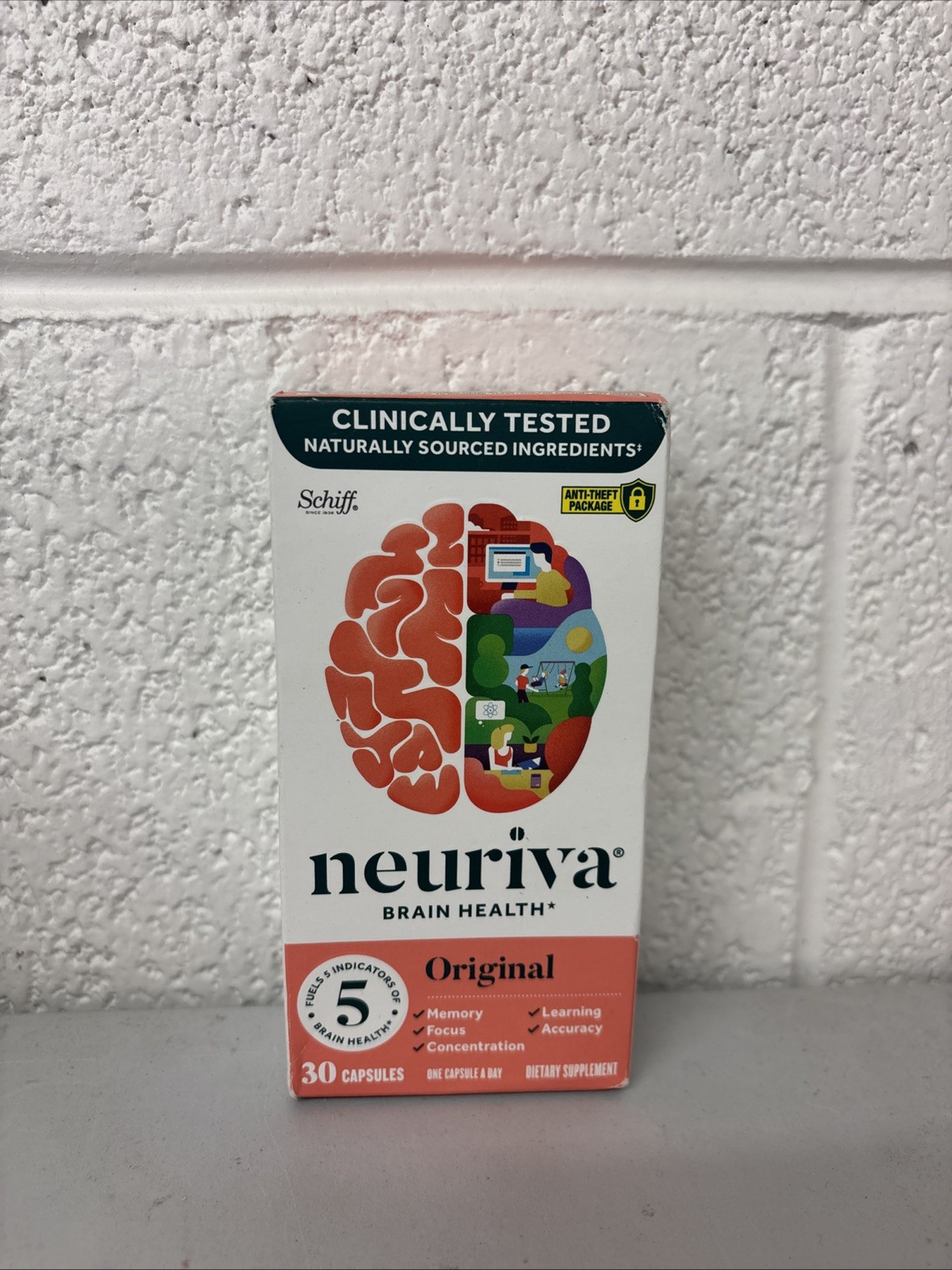 NEURIVA ORIGINAL Brain Health Supplement (30 Cap) EXP 10/26