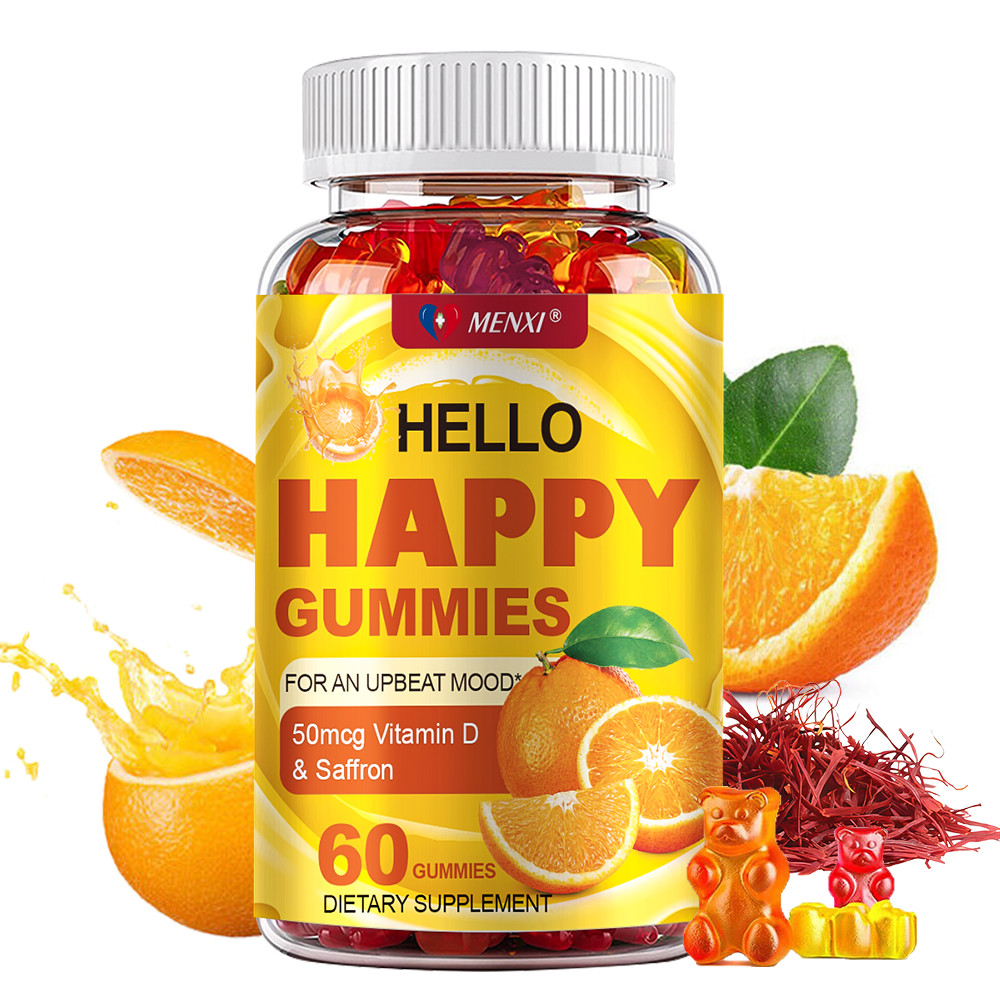 MENXI Stress Relief Gummies – Cortisol Balance & Sleep Support Formula 60PCS