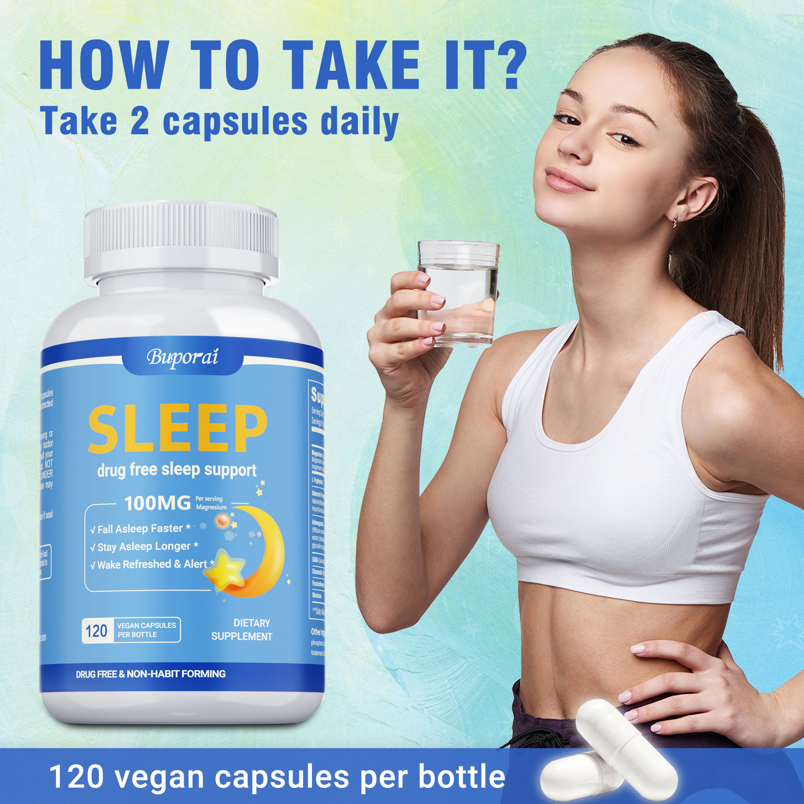 Sleep Capsules – Melatonin Sleep Aid Supplement To Help You Fall Asleep Quickly
