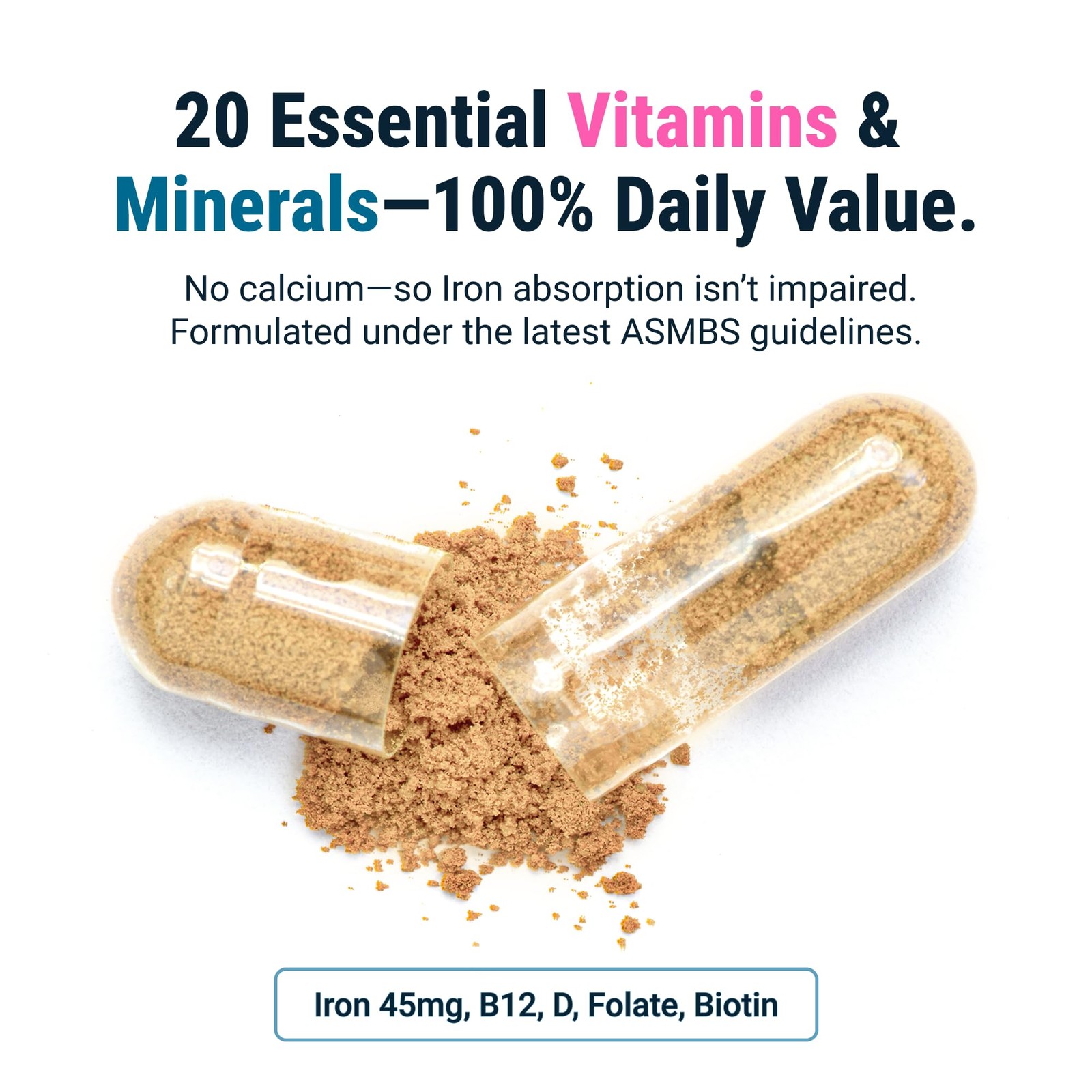 BariatricPal Multivitamin ONE 1 per Day! Bariatric 90 Count (Pack of 1), Red