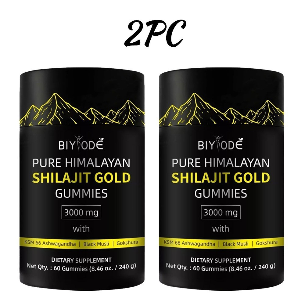 Himalayan Shilajit GOLD Gummies, Organic, Extremely strong 3000 mg, Fulvic Acid
