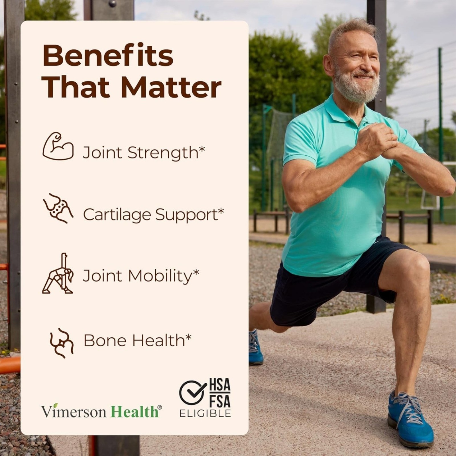 Glucosamine Chondroitin MSM – Joint Support Supplement for Women and Men with Gl