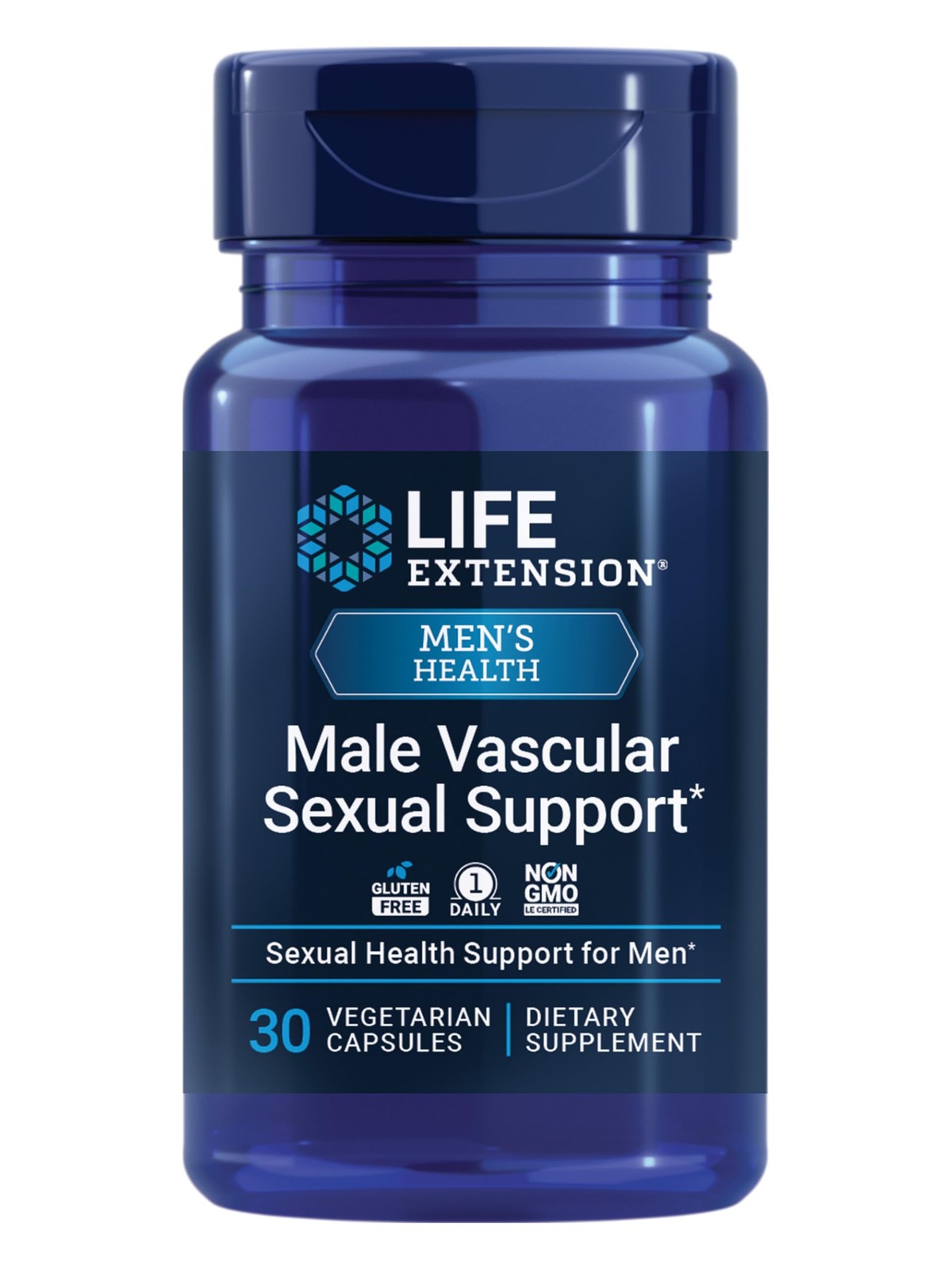 Life Extension Male Vascular Sexual 30 Count (Pack of 1), Gray Speckles