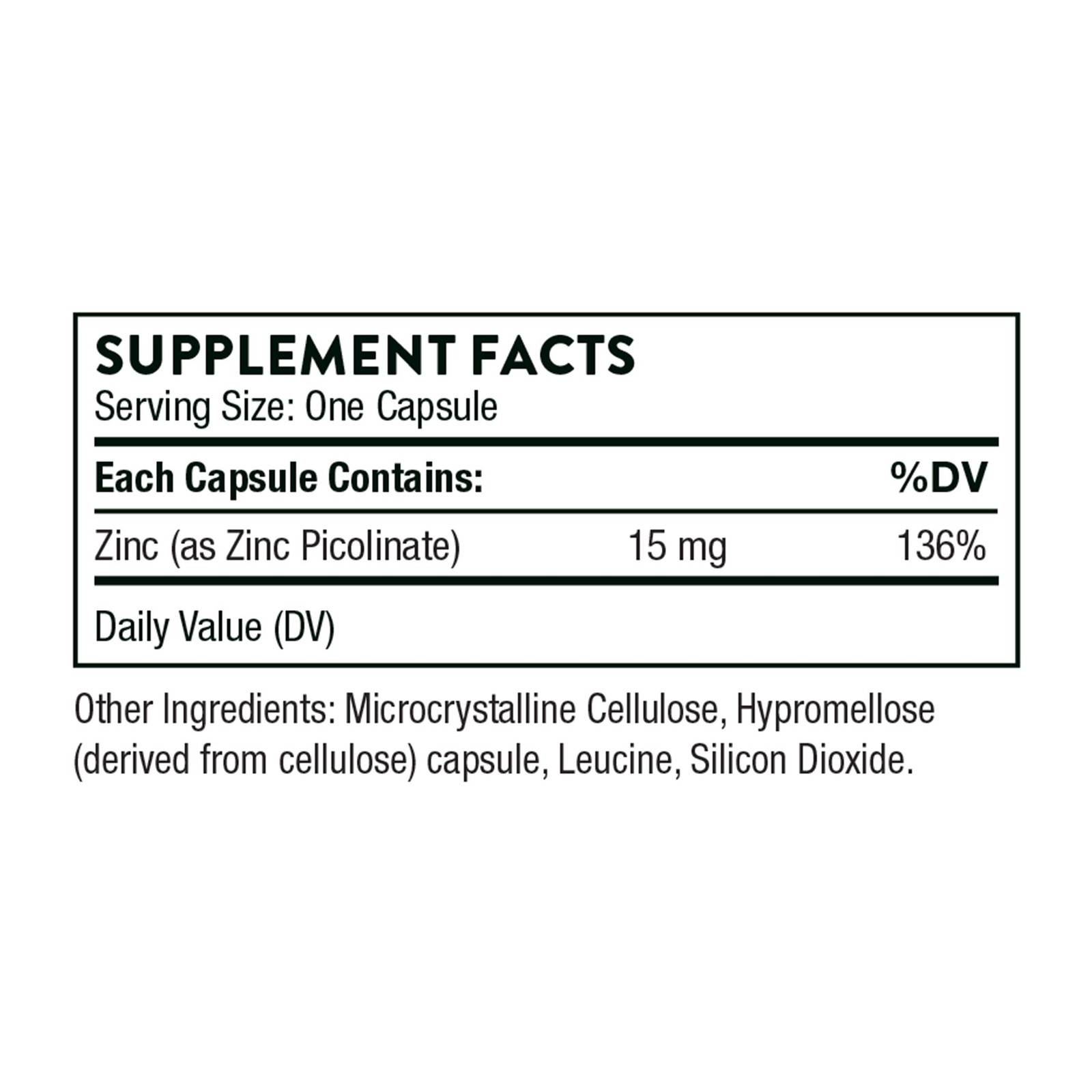 Picolinato De Zinc 15 Mg: Suplemento De Zinc Altamente Absorbible – Respalda…