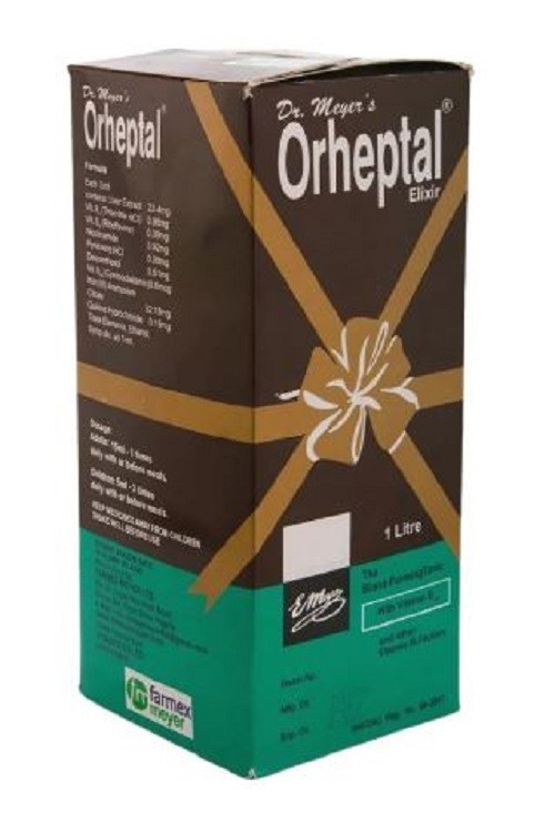 ORHEPTAL Elixir Blood Tonic (1 Liter)- For Premium Blood Support & Health