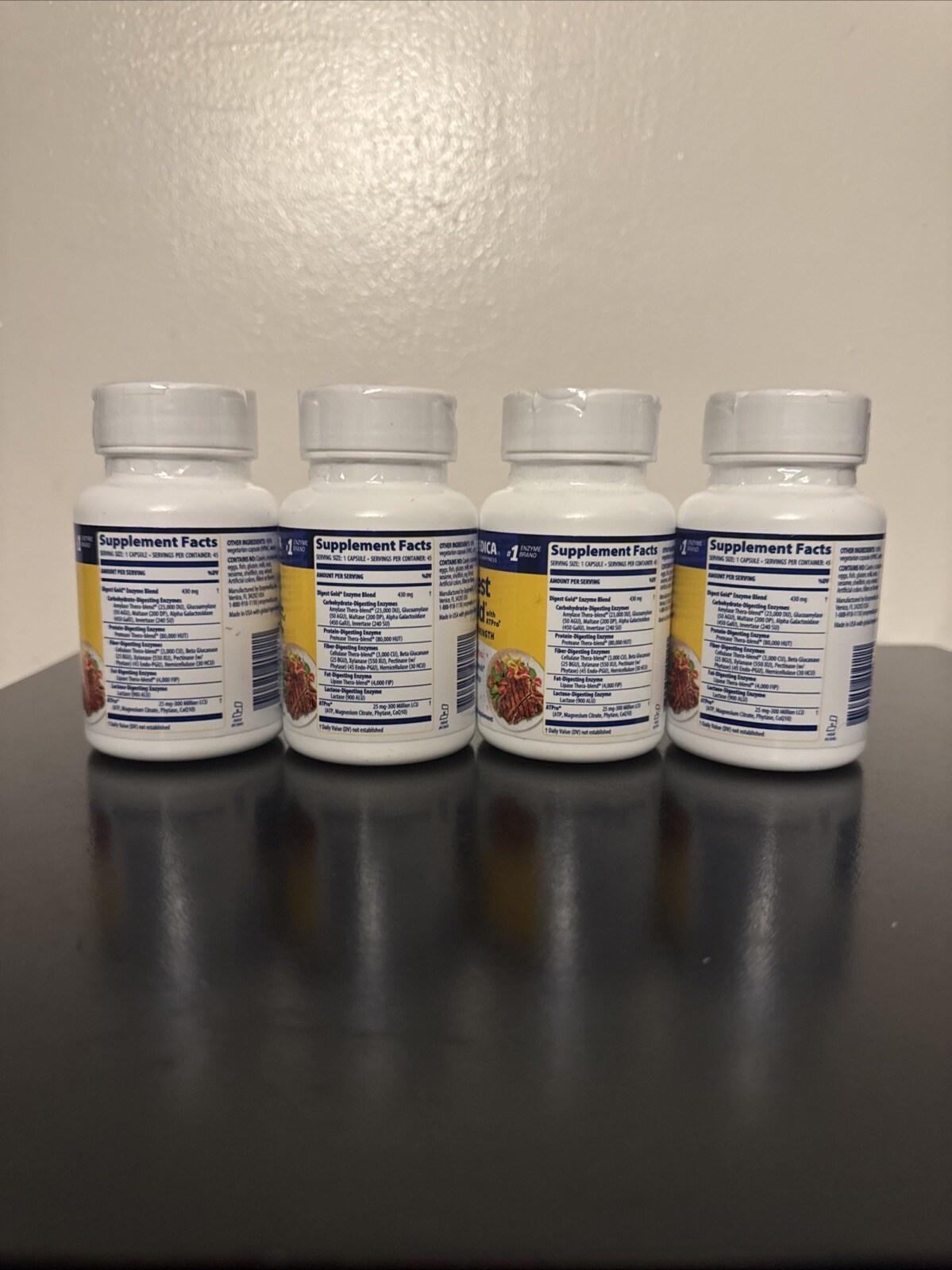 Enzymedica Digest Gold 2 Pack of ATPro Optimal Digestive Support 180 Capsules
