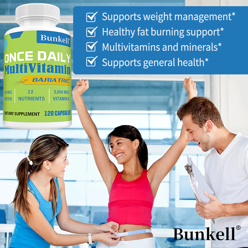 Once Daily Bariatric Multivitamin Capsule with 45 mg of Iron 30/60/120 Caps