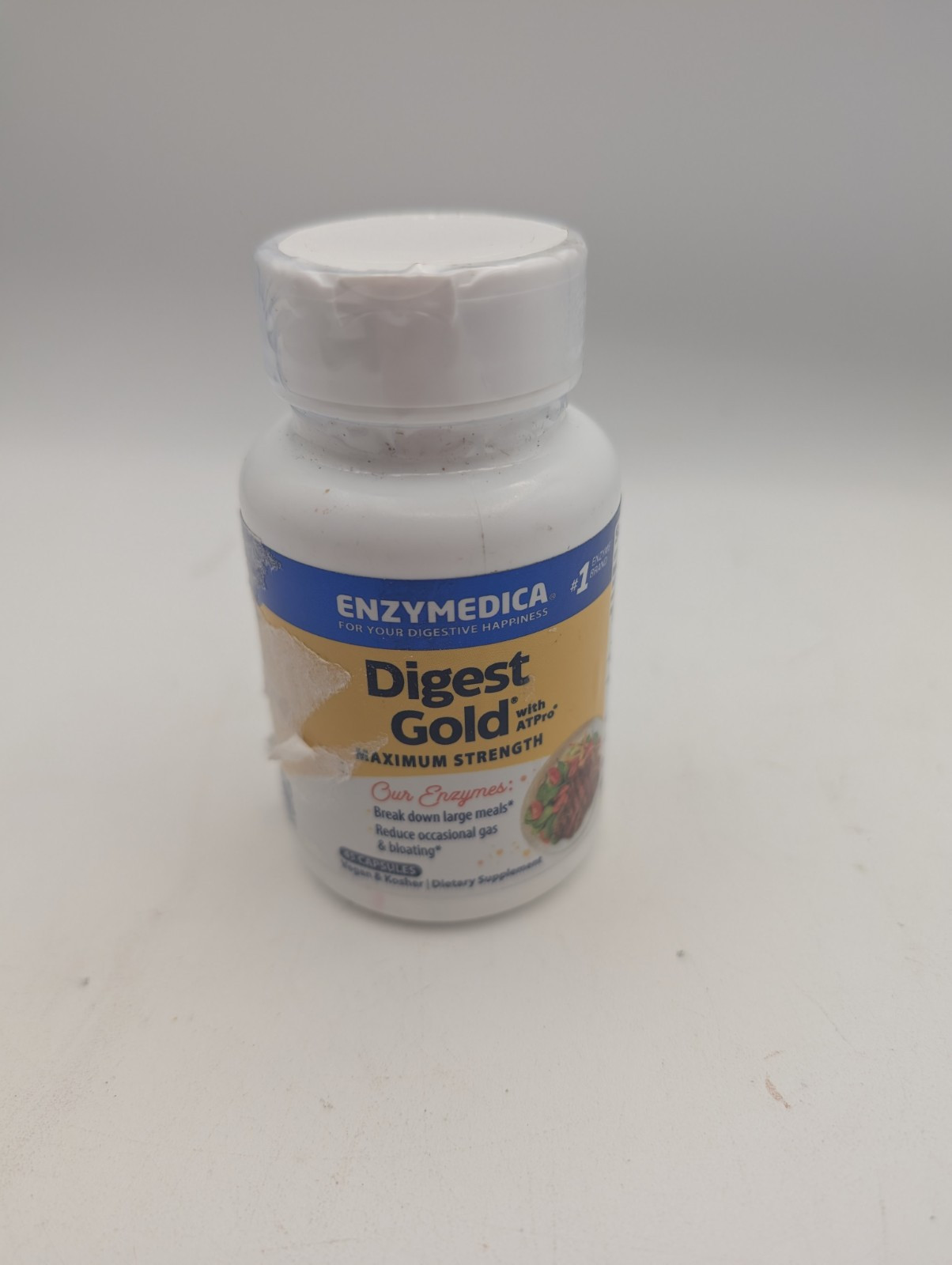 Enzymedica Digest Gold + ATPro Maximum Strength Enzyme Formula Prevents Bloat…