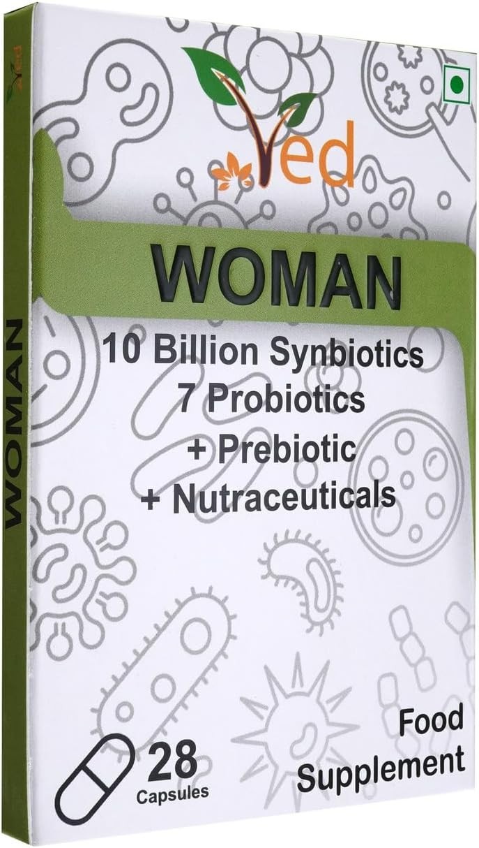 Ved Synbiotics Woman Probiotic & Prebiotic Complex 28 Vegan Capsules