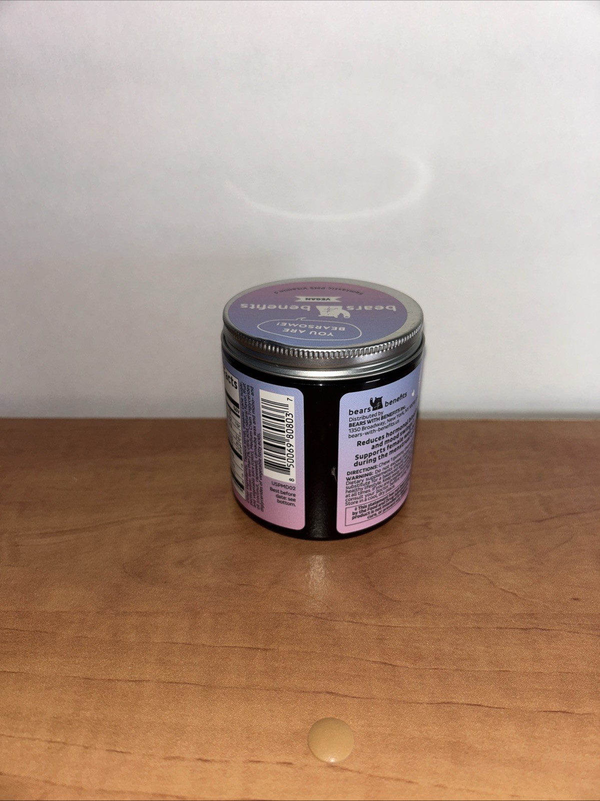 Bears Benefits Pms 30ct. Exp 02/2027