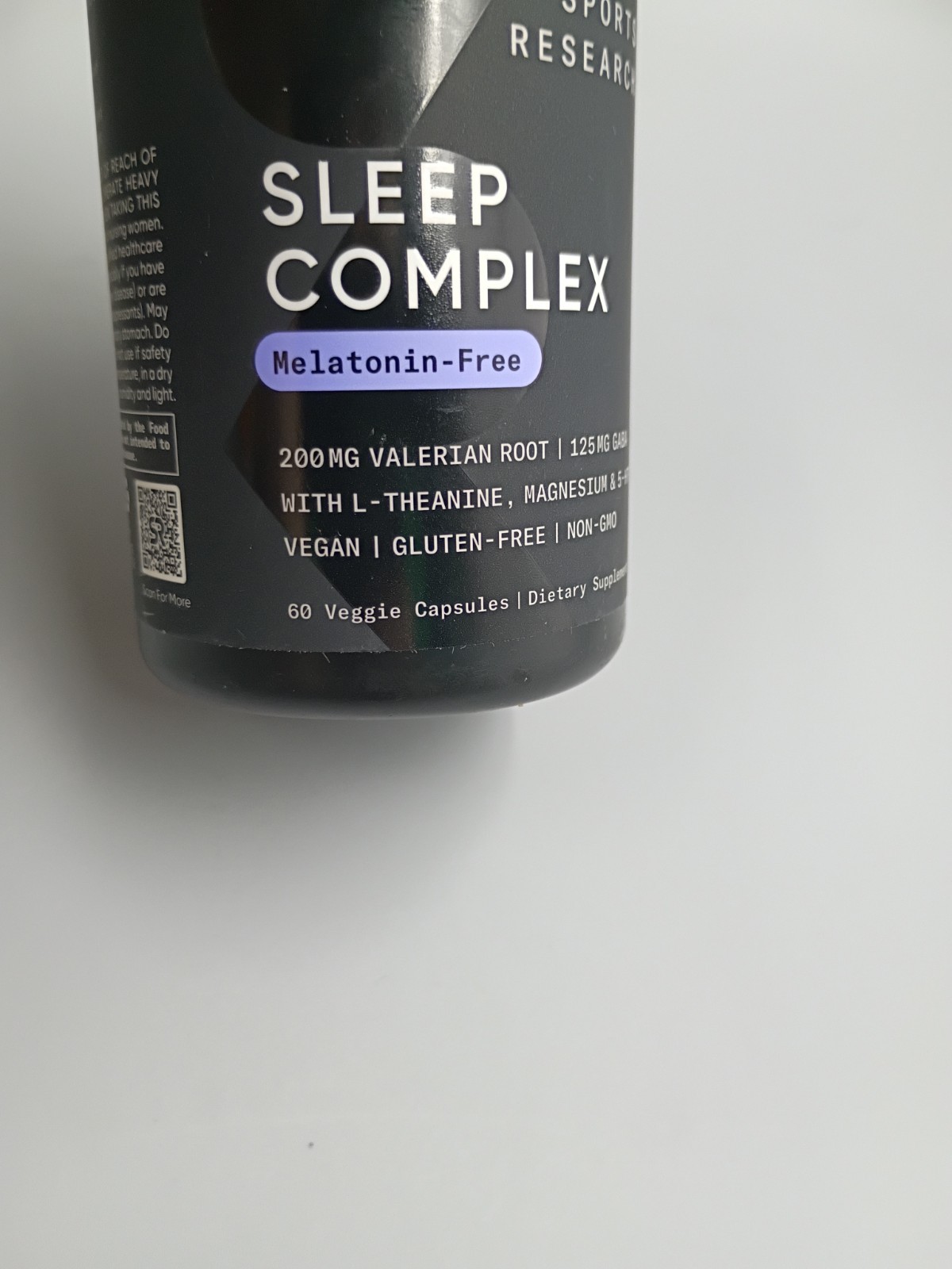 Sports Research Sleep Complex Melatonin Free 60 Veggie Capsules ~ Exp. 03/2028