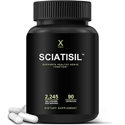 Sciatisil Sciatica Supplement Natural Nerve Support With Stabilized Rlipoic Acid