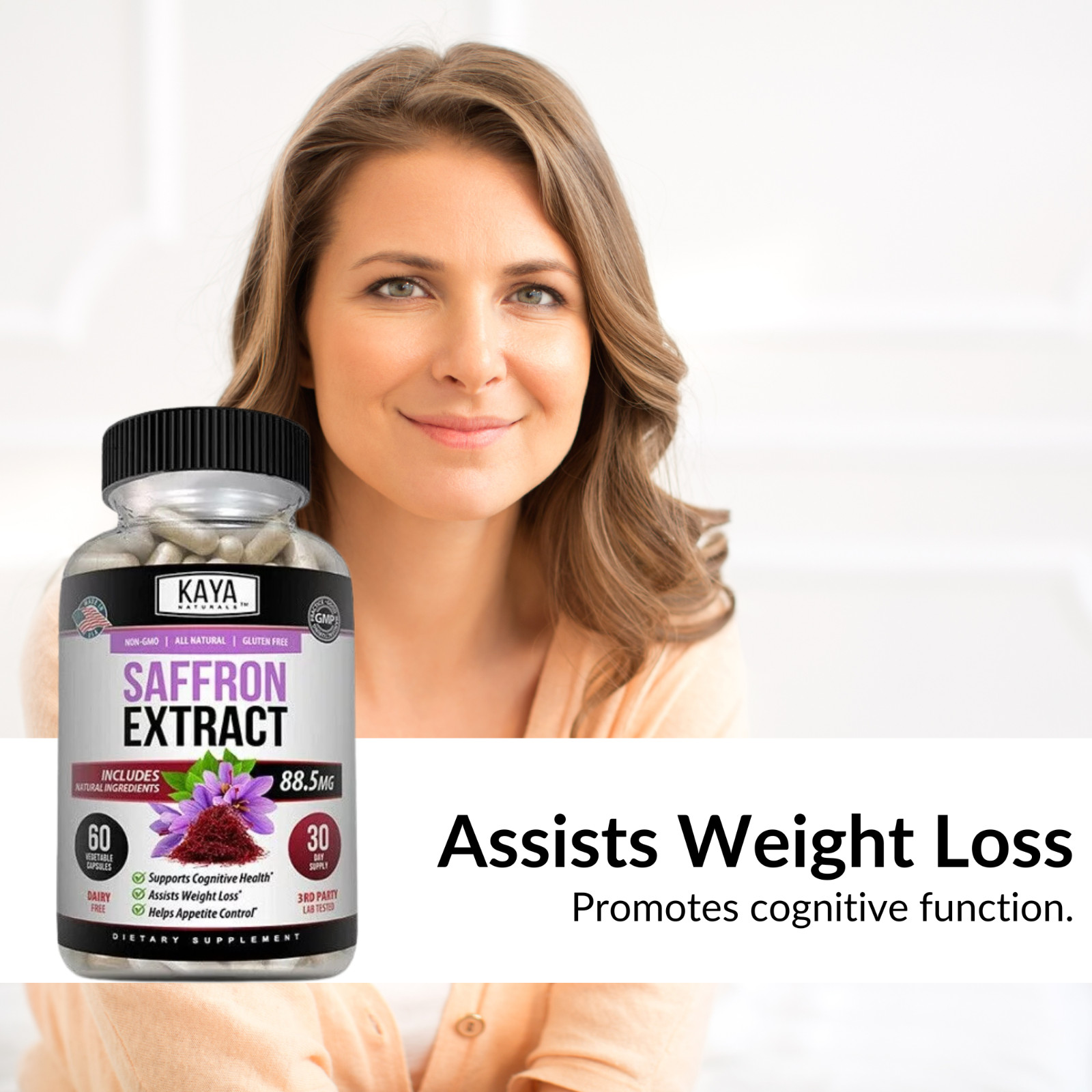 (2 Pack) Saffron for Seasonal Depression, Libido Support and Appetite Control