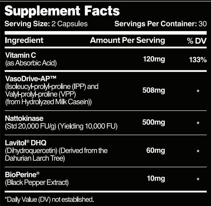 Nutrition Leviathan Hemo Flow Supplement with Nattokinase for Nitric Oxide 1 * 3