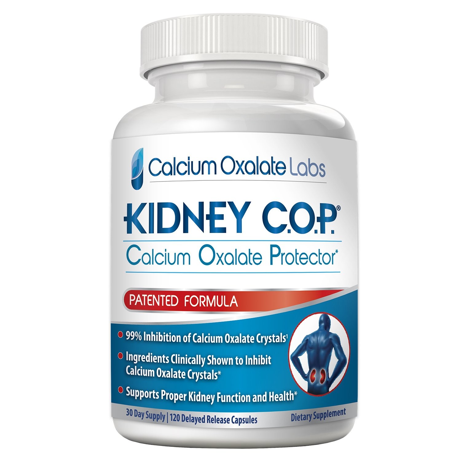 KIDNEY C.O.P. Calcium Oxalate Protector 120 Capsules, 120 Count (Pack of 1)
