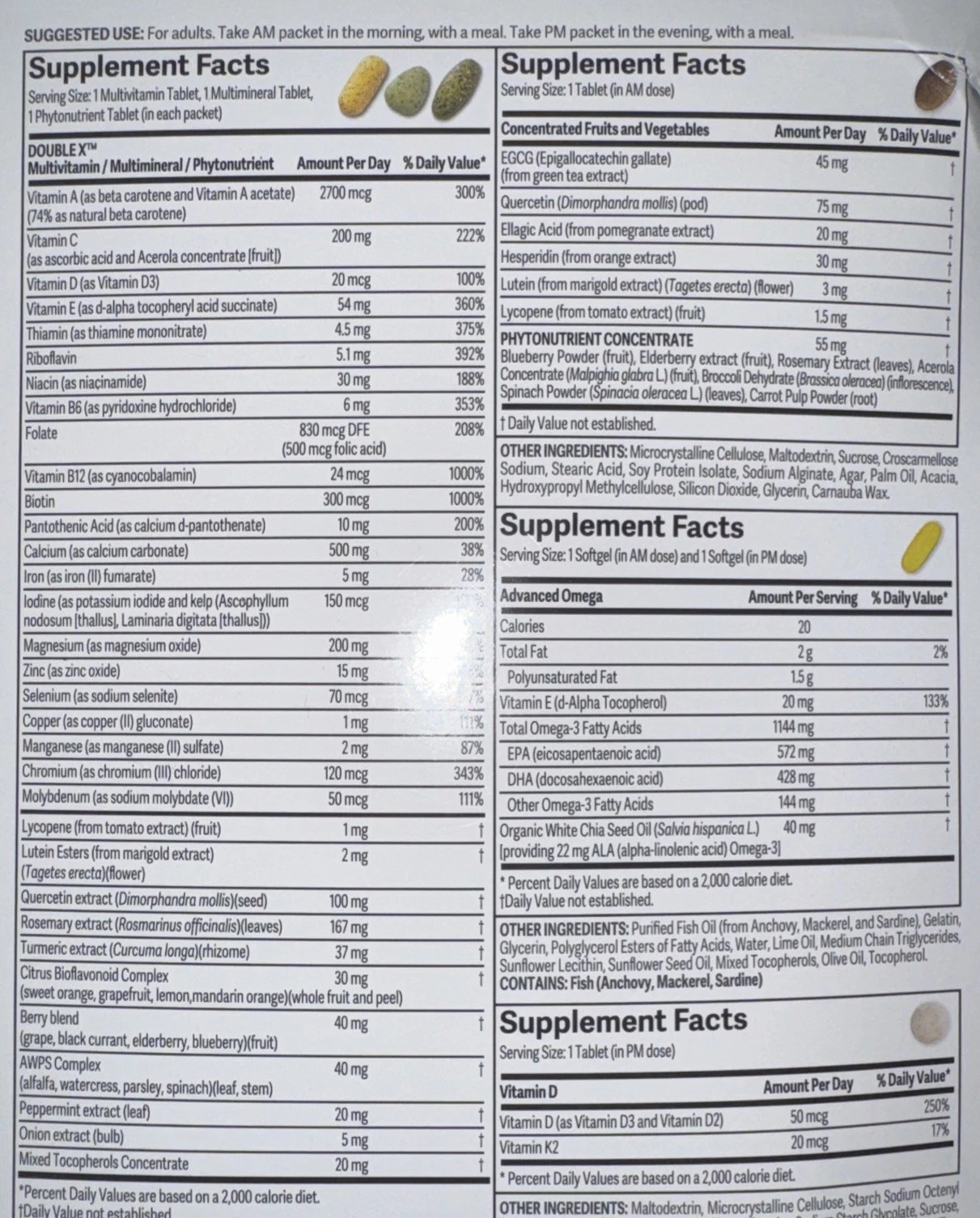 AMWAY NUTRILITE Perfect Pack 60 Packets Exp 12/2026 – New in Box!