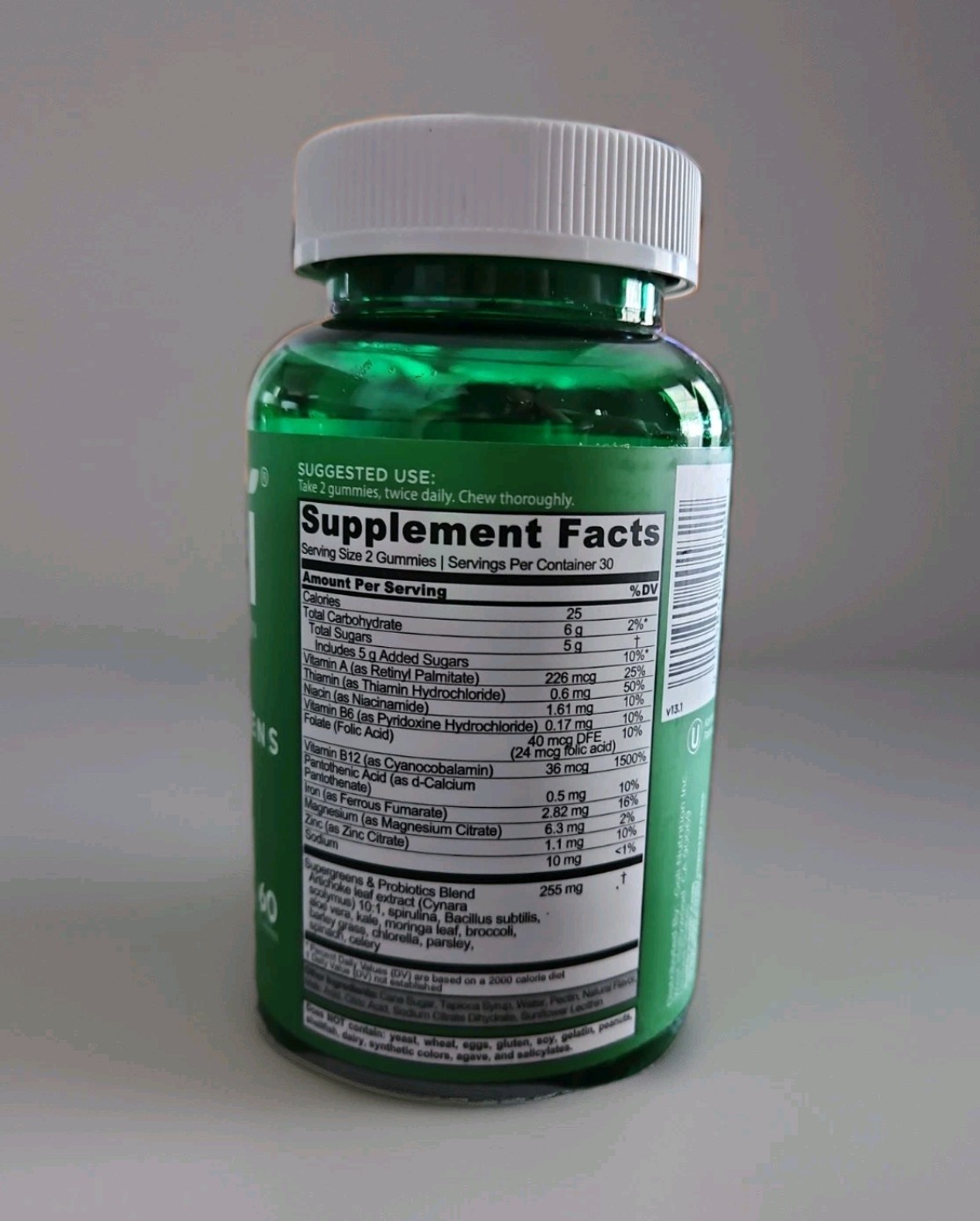 3 Pack Goli Nutrition Supergreens Gummies Health Supplements 60 Count Exp: 2/28