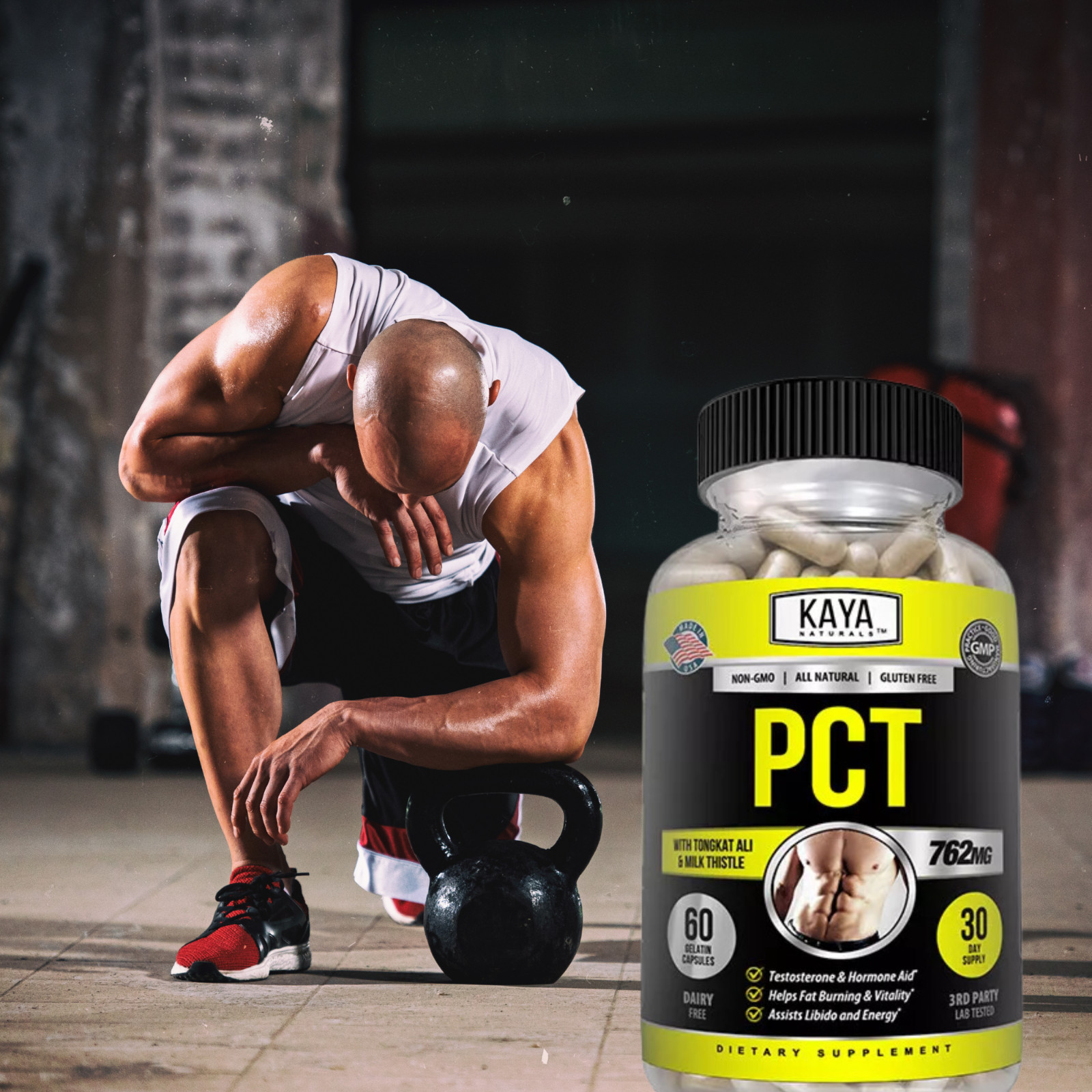 (2 Pack) PCT Post Cycle Therapy 60 CT Maintain Muscle Mass, Restores Balance