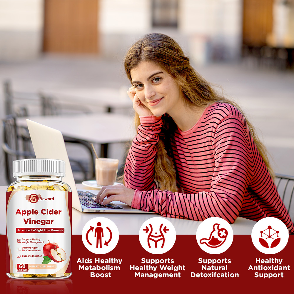 Apple Cider Vinegar Metabolism Support Weight Management Supplement 60 Capsules