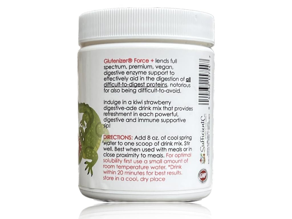 Sufficient C Glutenizer Force Plus Kiwi-Strawberry Digestive Drink Mix 2000mg