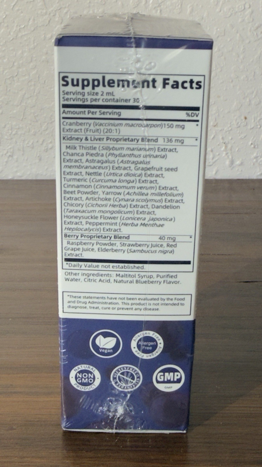 Kidney Cleanse Detox & Repair Drops Urinary Tract And Liver Cleanse 2oz