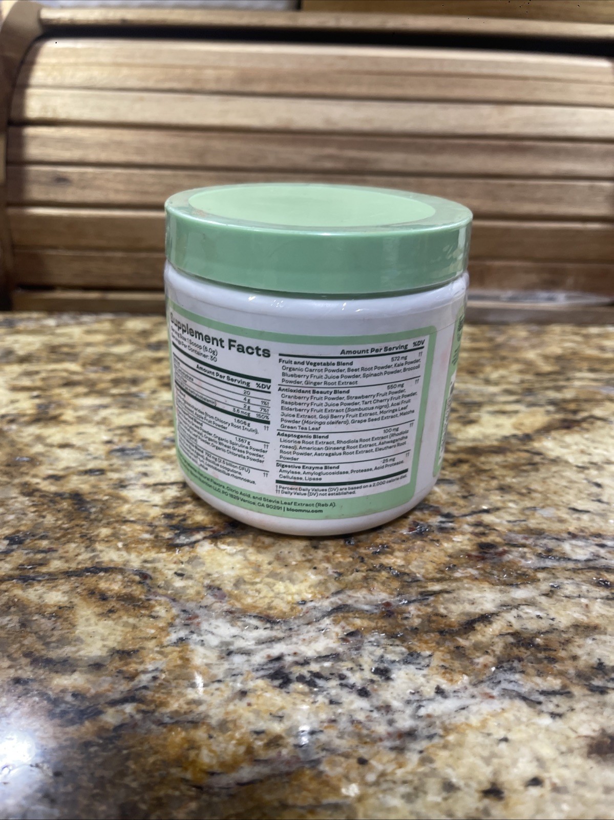 Bloom Greens & Superfoods Powder Strawberry Kiwi 30 Servings 6.39 oz NEW! 12/26