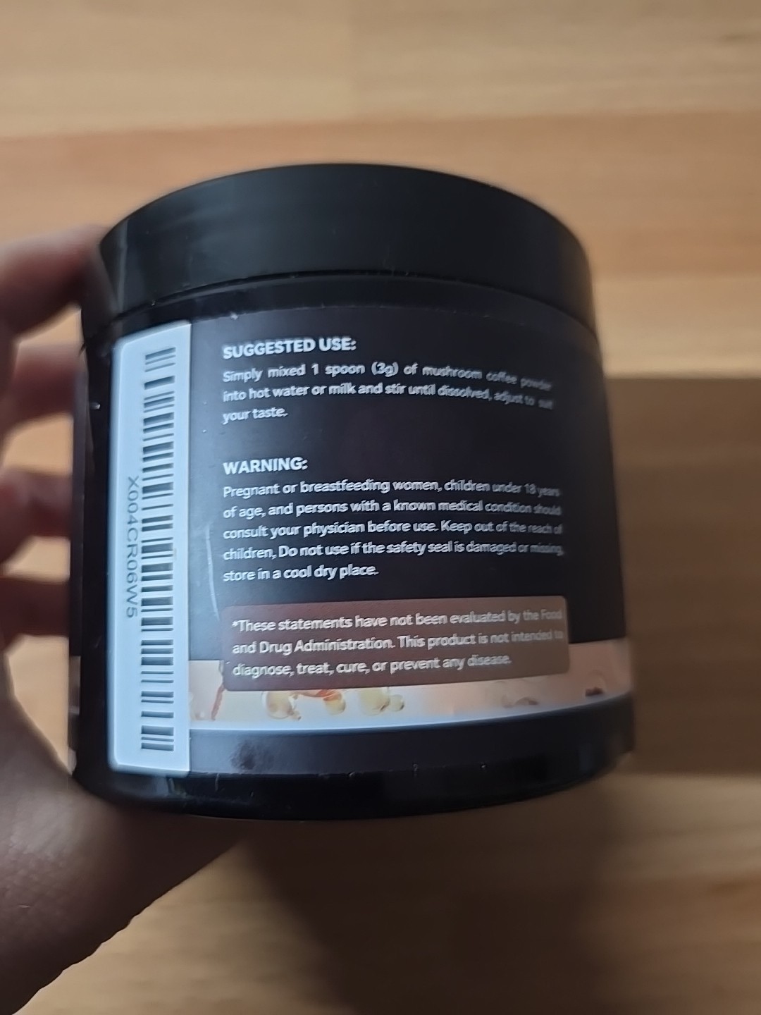 Lions Mane Mushroom Powder Instant Coffee with Lion’s Mane, Reishi, Chaga 120G