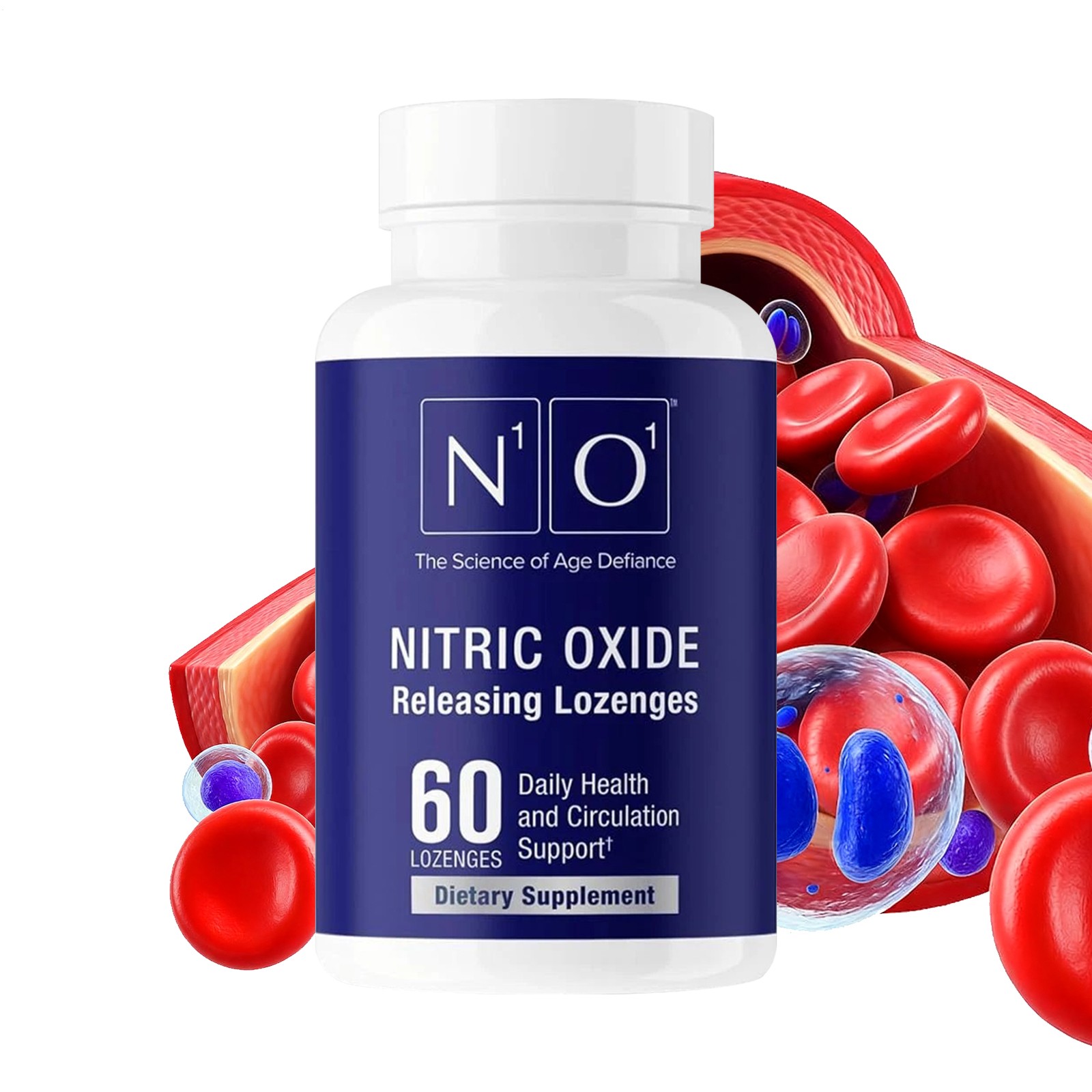 N1O1 Oxide Lozenges 60ct Supplement For Heart Health Circulation Nitric US
