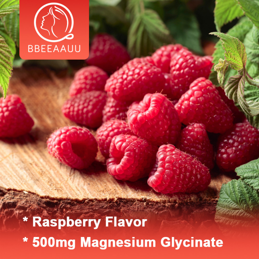 500mg Magnesium Glycinate Gummies Improve Sleep Promotes Cognition & Focus 120pc