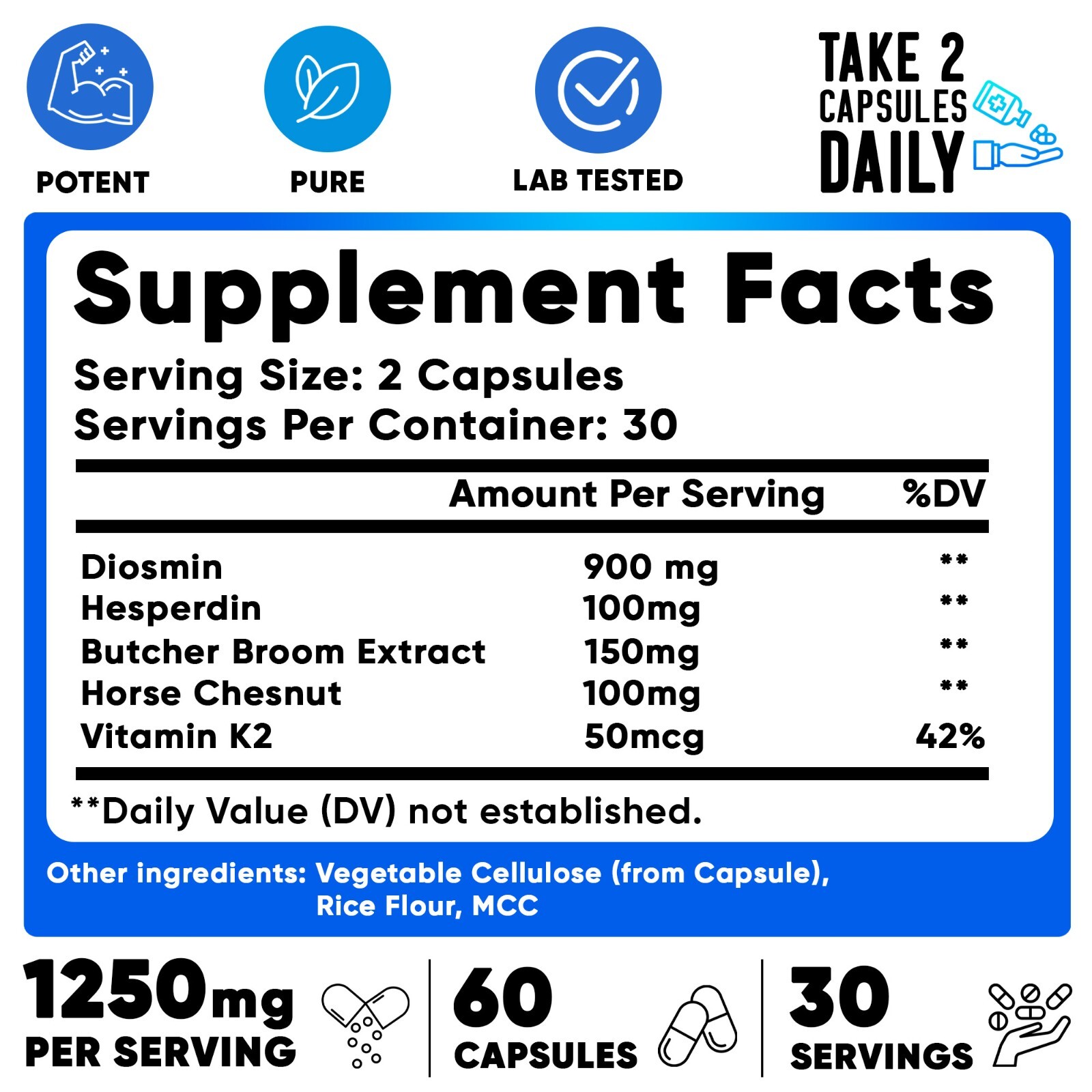 Vein Vitality Diosmin Hesperidin