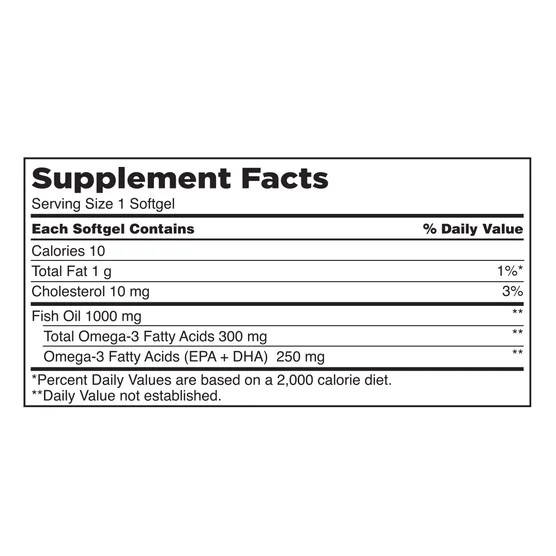 Kirkland Signature Fish Oil 1000 mg., 400 Softgels EXP 06/2028