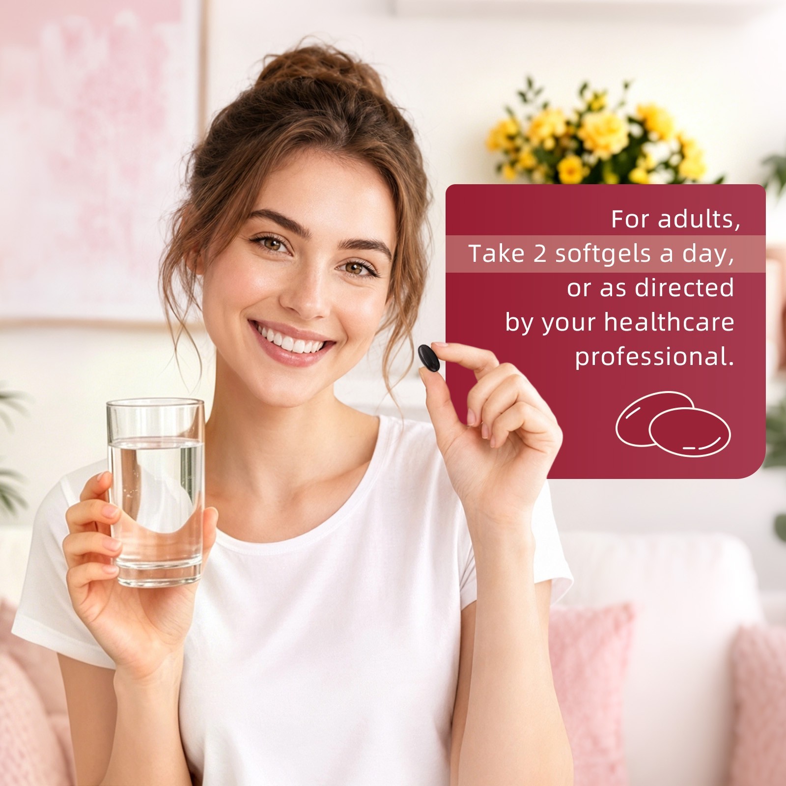 Antarctic Astaxanthin 60 Softgels Vitamin E, with Astaxanthin and Phospholipids