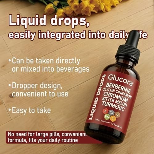 Glucora Berberina Liquida,Glucora Ceylon Cinnamon 2 Fl Oz (Pack of 1), 1pcs