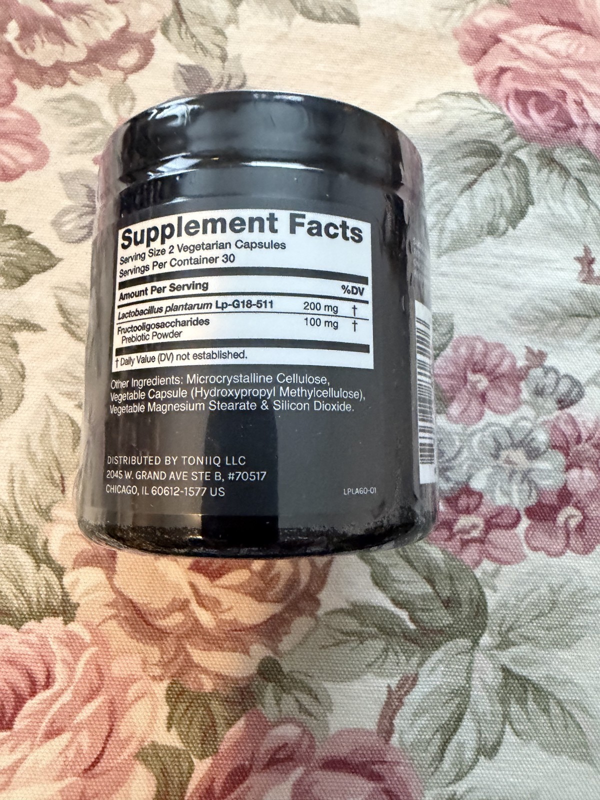 Toniiq Lactobacillus Plantarum – 100 Billion CFU High-Strength Single-Strain