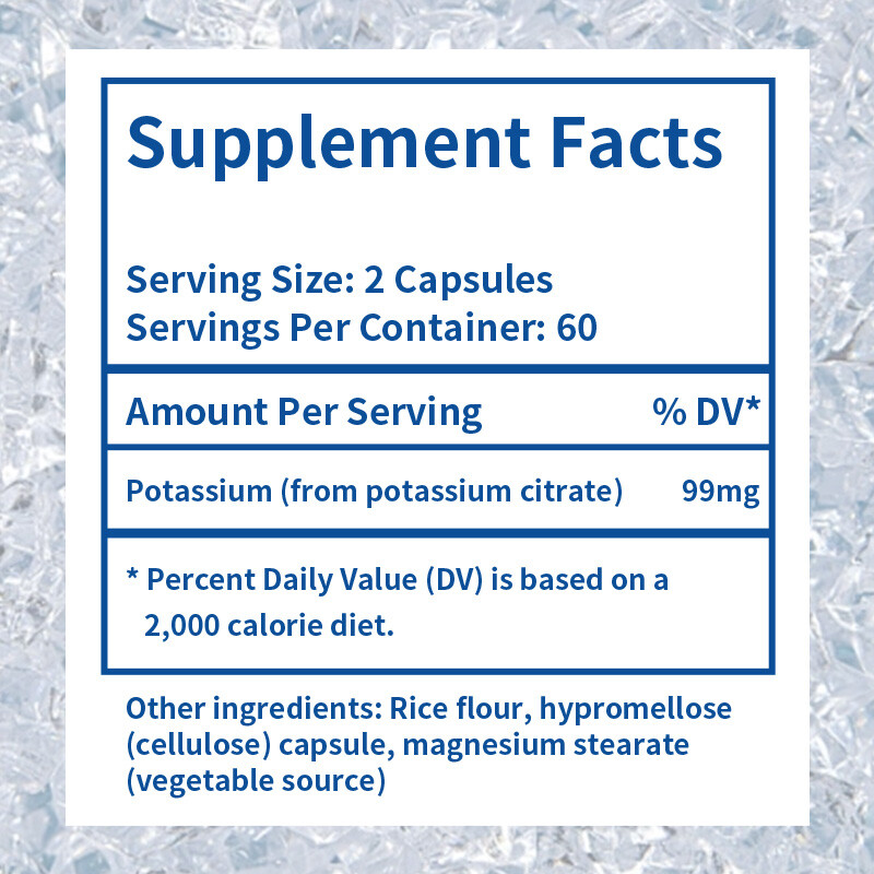 Potassium Citrate 99 mg – for Heart, Kidney, Cardiovascular, Supports Normal pH